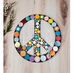 Daniela Schnebly "Peace Out #1" - 9" round