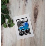 Evi Studio "East Shore, Tahoe" - Lino Block Print