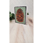 Evi Studio Pinecone Notecard - Green