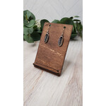 Evi Studio Stainless Steel Pine Dangly Earrings