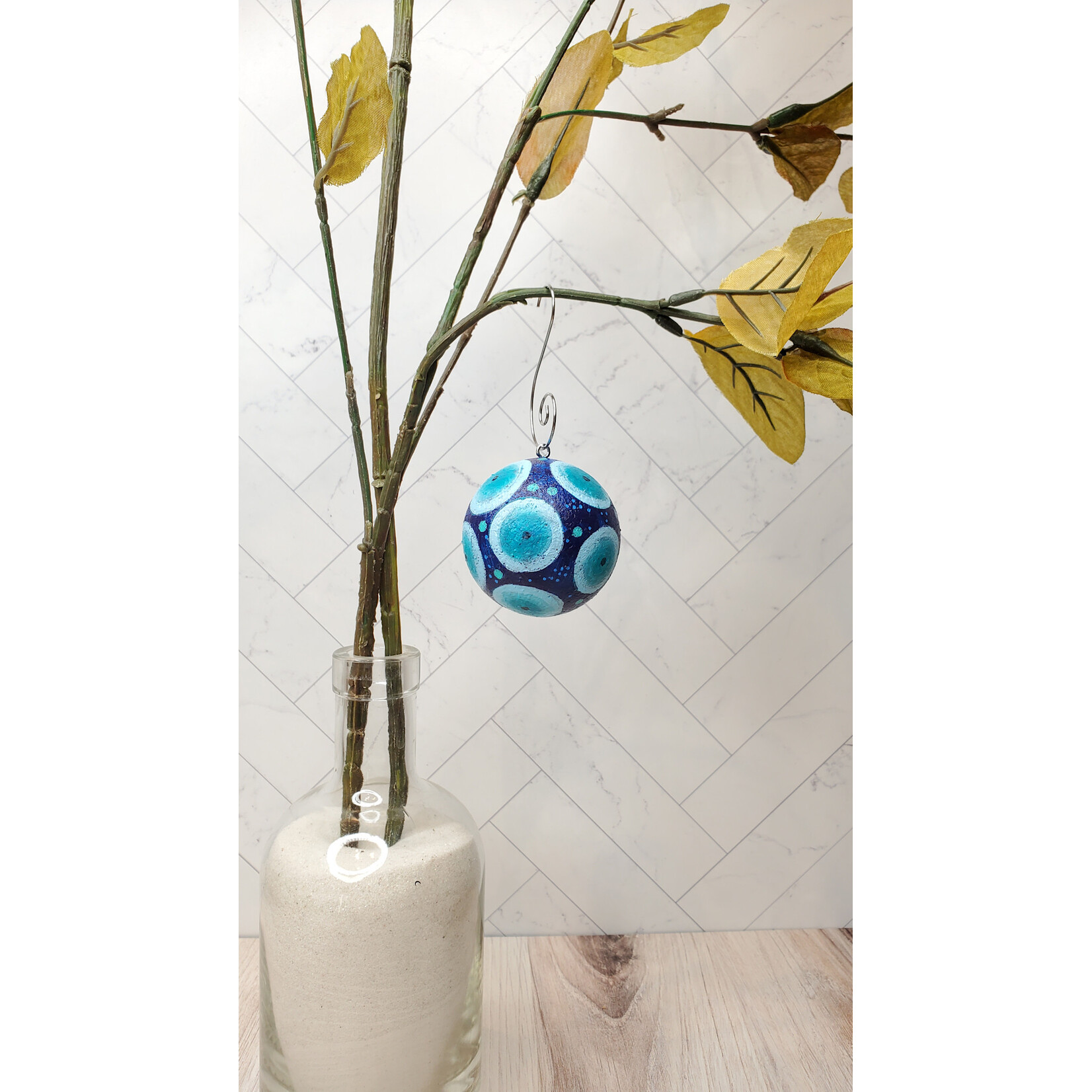 Javamama Medium Blue Ball Ornaments