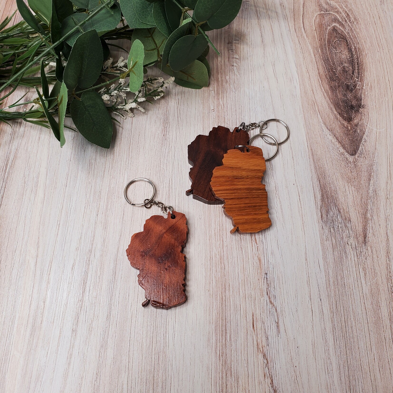 Jordan Karns Lake Tahoe Wood Keychains