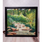 Kelley Werner Arts "Blackwood Canyon" - oil - 13x13" - framed