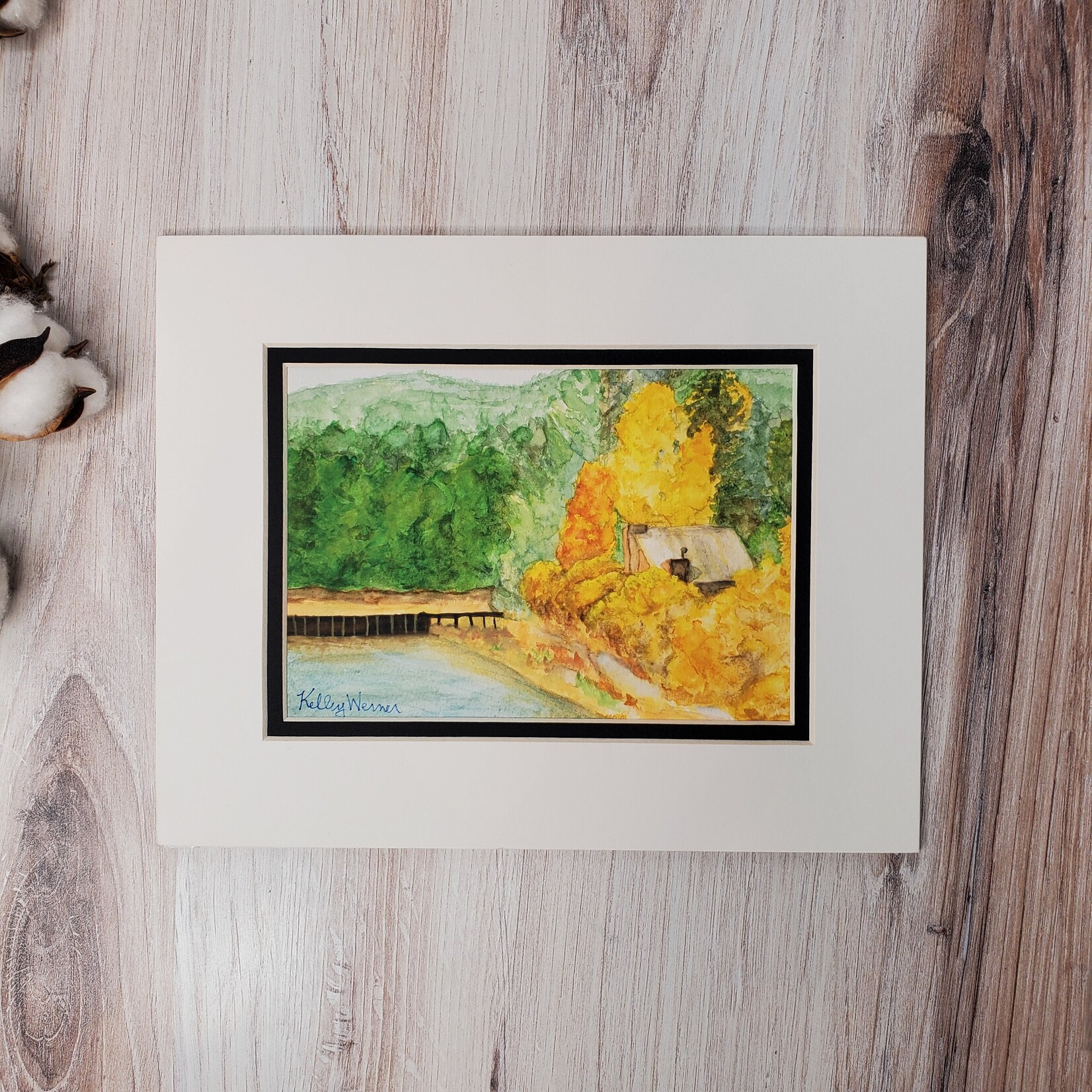 Kelley Werner Arts "Bristlecone Beach" - giclee print - 8x10" - matted