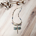 Mary Eastman Beaded Dragonfly Necklace