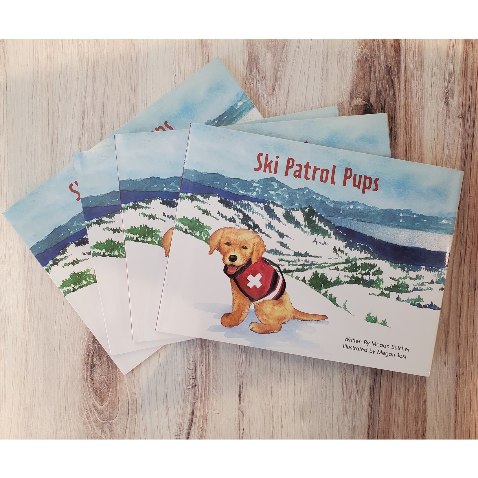 Megan Butcher "Ski Patrol Pups" - Hardcover Children's Book