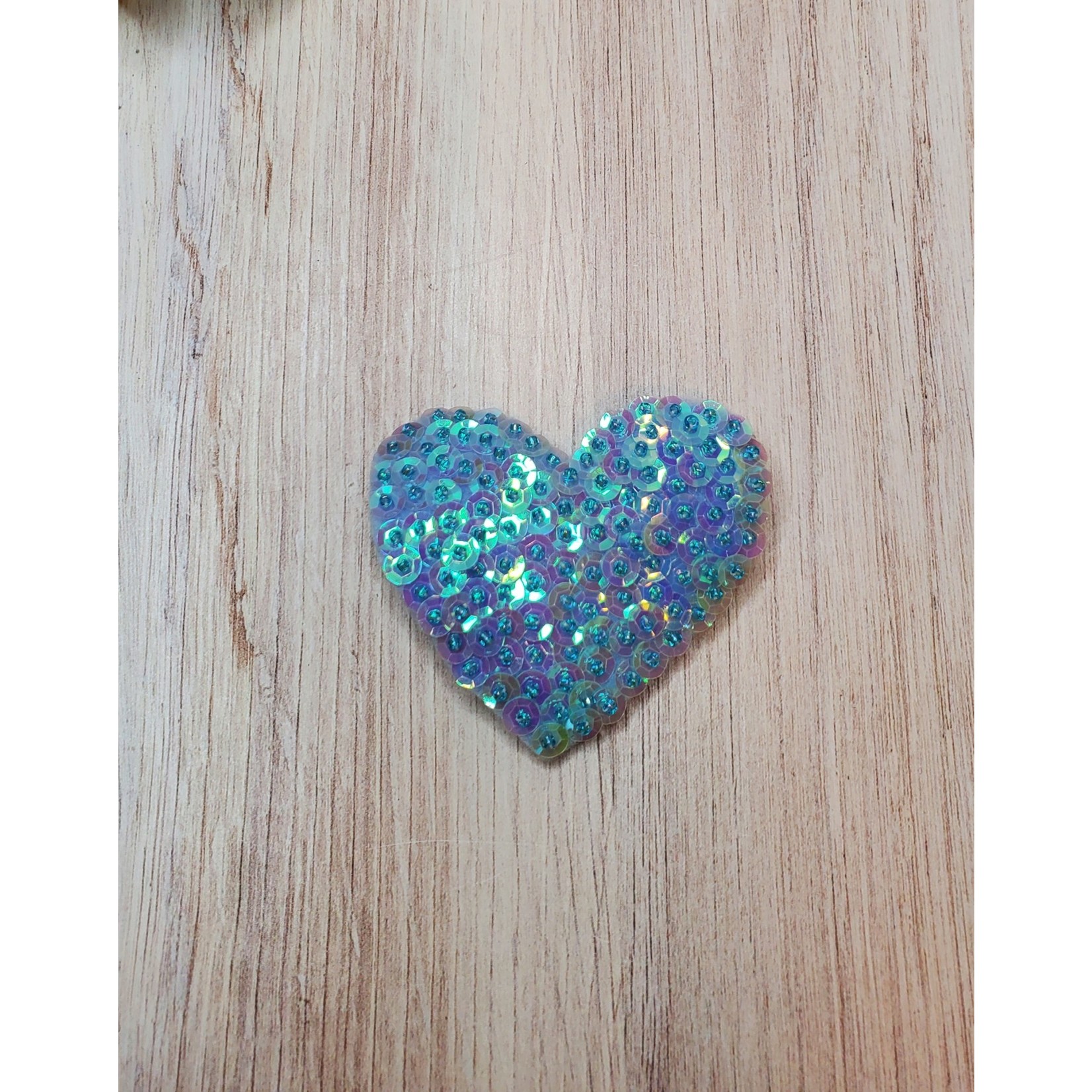 Roan's Repertoire Large Sequin Heart Pin