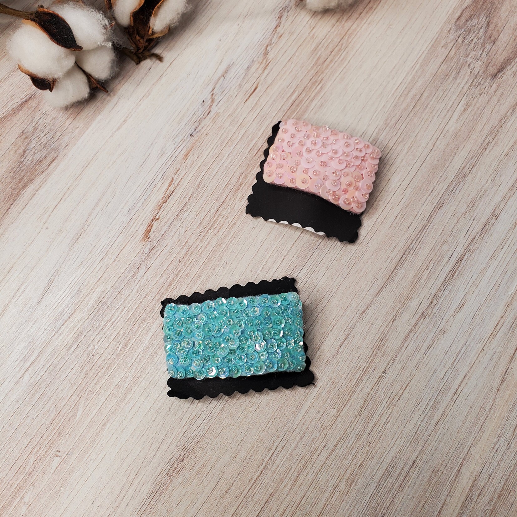 Roan's Repertoire Sequined Hair Clips