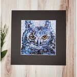 Sara L Smith "Purple Owl" - Pigment Ink Print