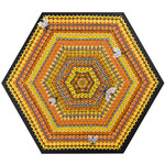 Stirling Studios "Honey Hex" Mandala Canvas Print