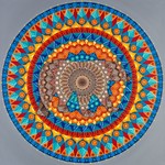 Stirling Studios "Oh Hey, Bear!" Mandala Canvas Print