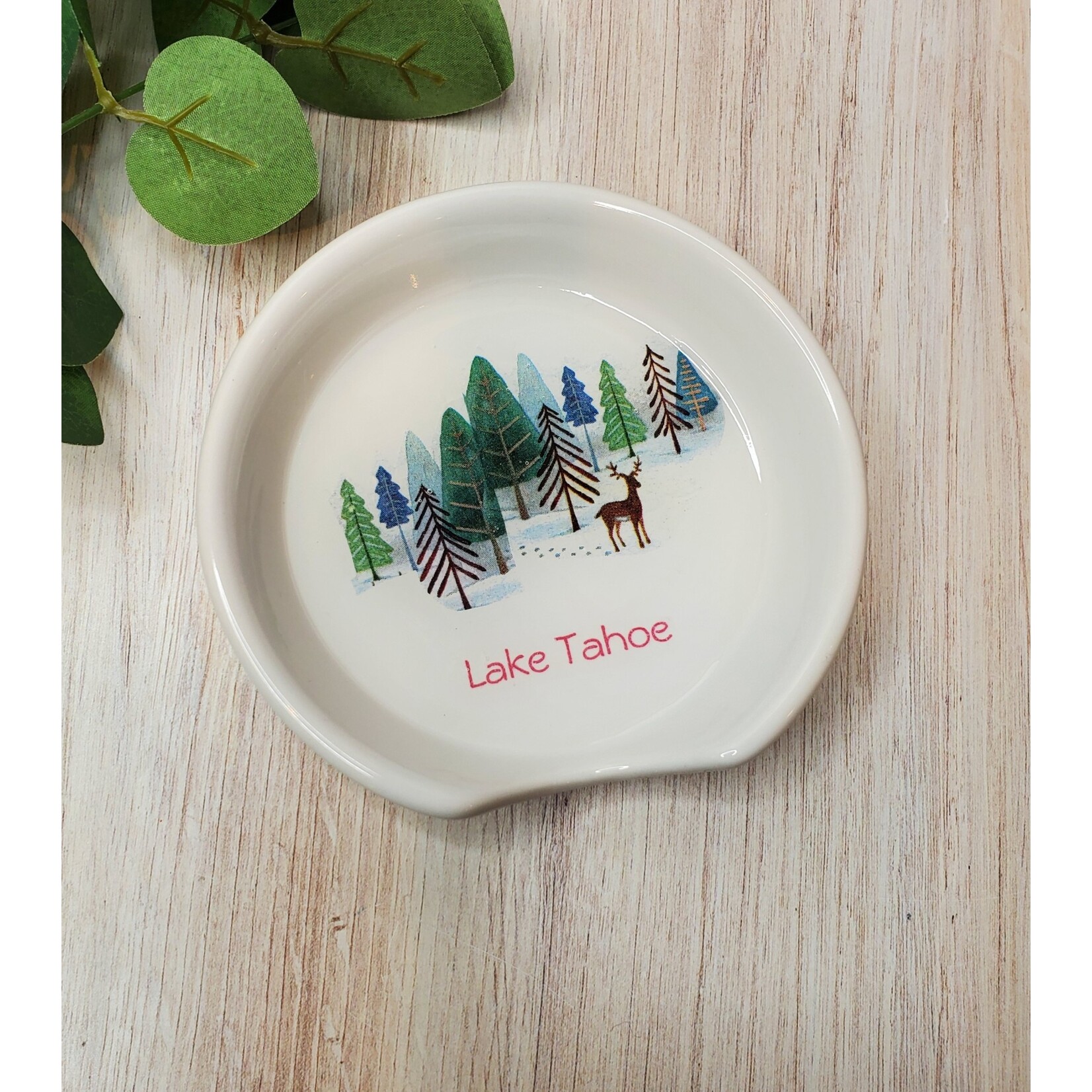 Sue Pemberton Ceramic Spoon Rest - 4.75"