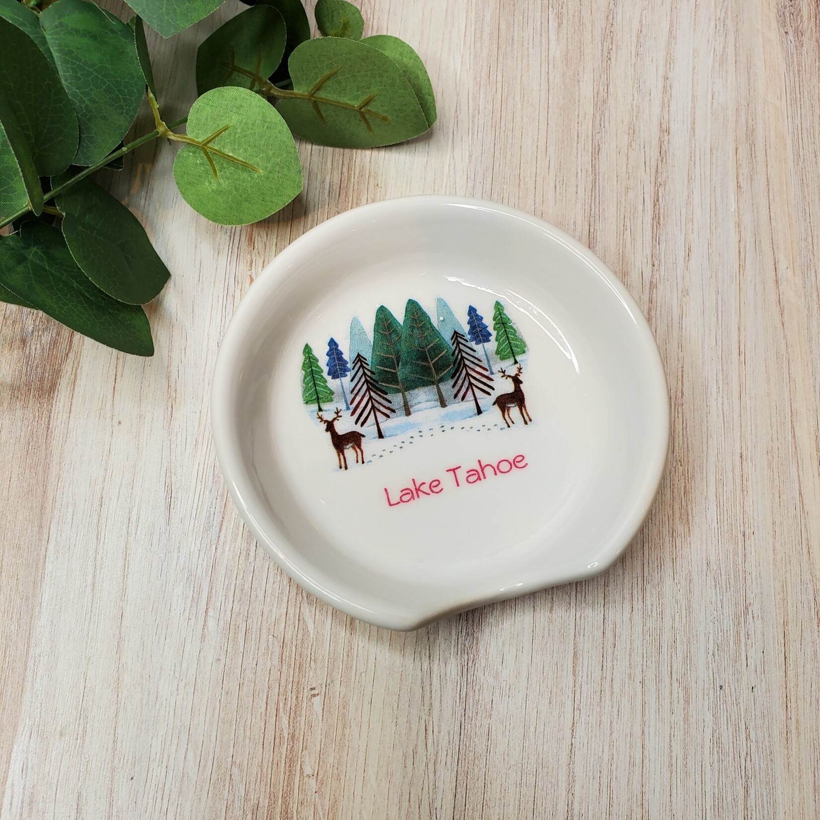 Sue Pemberton Ceramic Spoon Rest - 4.75"