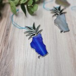 Tahloha Stained Glass Lake Tahoe Pineapples