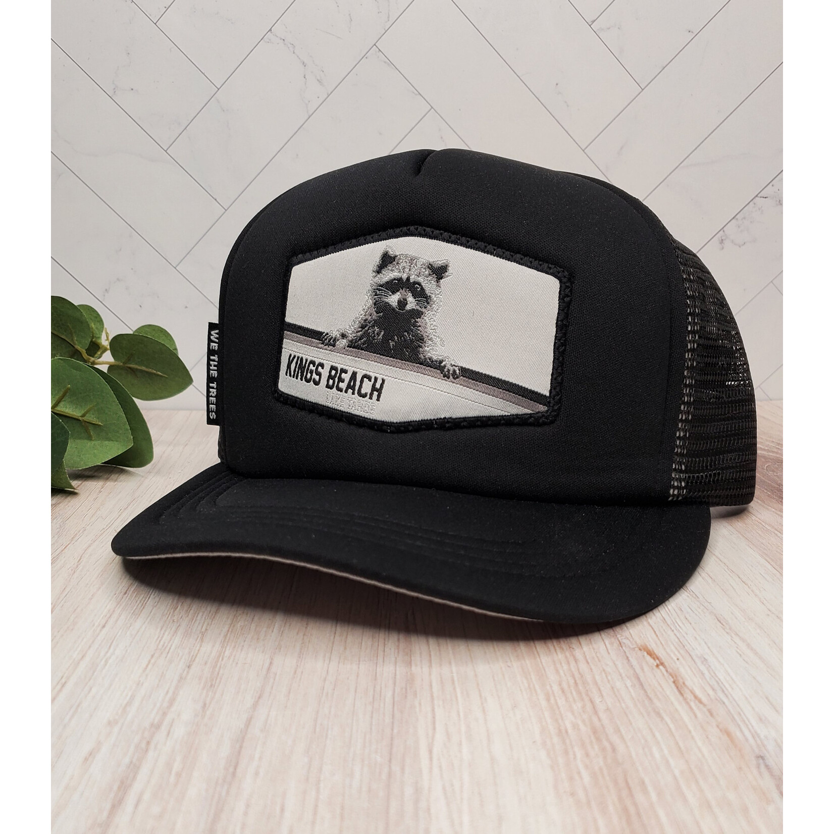 We the Trees Kings Beach Raccoon Hat - 58cm truckers